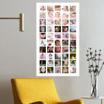 50 Photo Collage Personalized Poster<br><div class="desc">Create a Photo Collage Personalized poster from Ricaso - add 50 individual photos to make a photo collage</div>