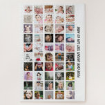 50 Photo Collage unique personalized DIY Jigsaw Puzzle<br><div class="desc">50 Photo Collage unique personalized DIY made by you puzzle - make your own one of a kind jigsaw puzzle from Ricaso</div>