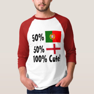 50% Portuguese 50% English 100% Cute T-Shirt