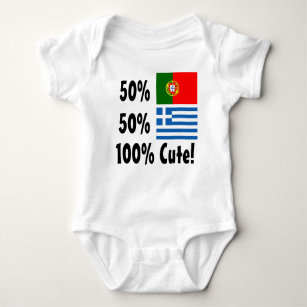  Born in America with Greek and Polish Parts Greece Poland Heart  Flags Funny One Piece Baby Bodysuit, 0-3 Months White: Clothing, Shoes &  Jewelry