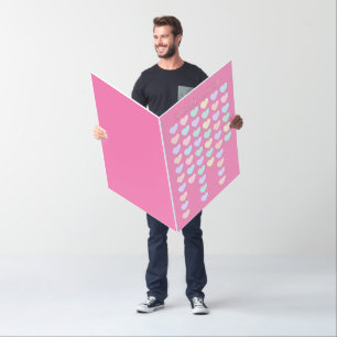 50 reasons I love you 50th Birthday Gift Jumbo Card