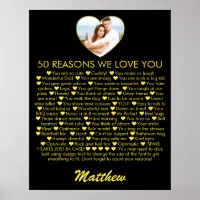 50 reasons we love you