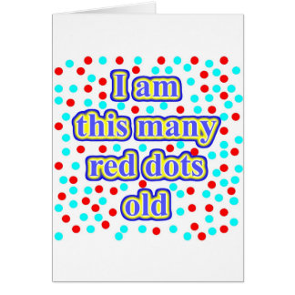 50 Red Dots Old Cards
