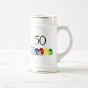 50 Rocks Beer Stein