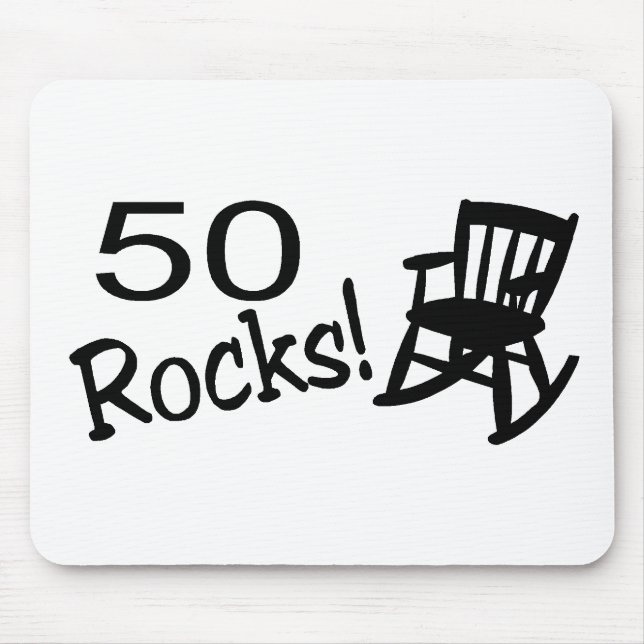 50 Rocks (Rocker) Mouse Pad (Front)