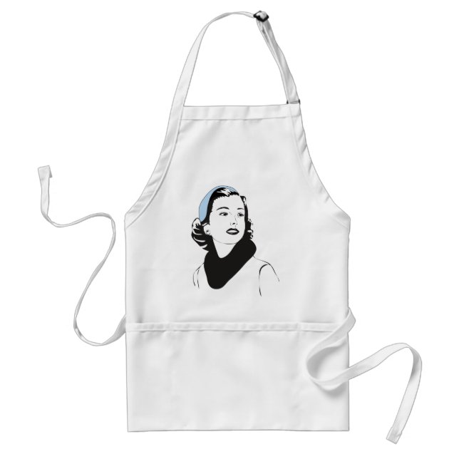 50"s Lady Adult Apron (Front)
