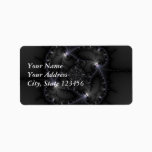 50 Shades Of Grey - Fractal Art Label