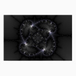 50 Shades Of Grey - Fractal Art Poster