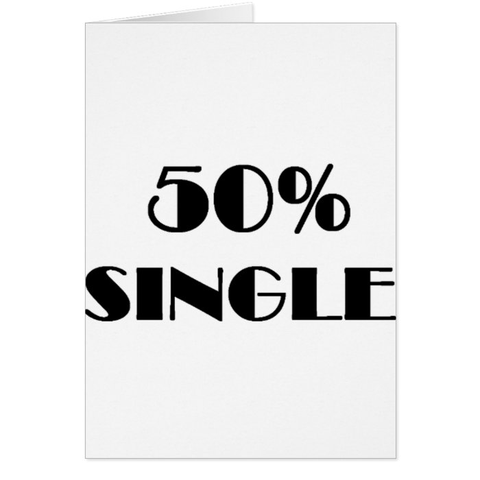 50% Single Card