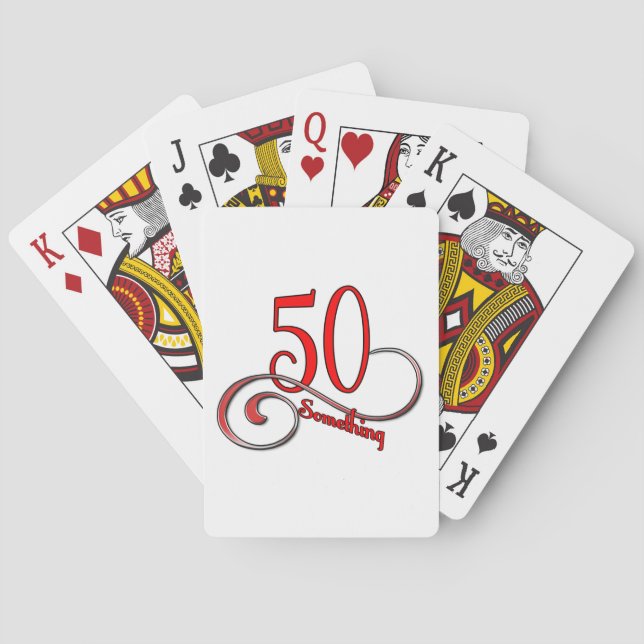 50 Something Poker Cards (Back)