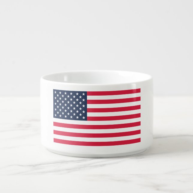 50-Star American Flag: Old Glory Stars and Stripes Bowl (Center)