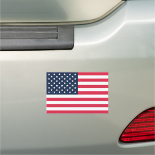 50-Star American Flag: Old Glory Stars and Stripes Car Magnet