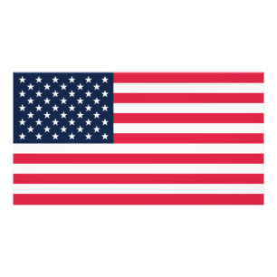 50-Star American Flag: Old Glory Stars and Stripes Photo Print