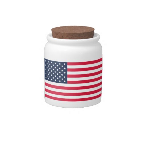 50 Star Flag United States of America Candy Jar