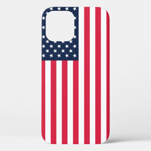 50 Star Flag United States of America iPhone 12 Case