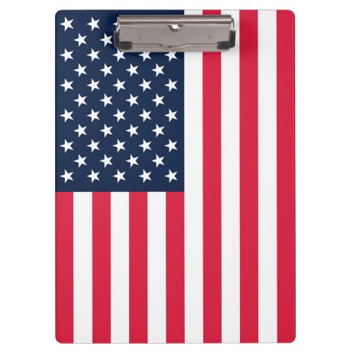 50 Star Flag United States of America Clipboard