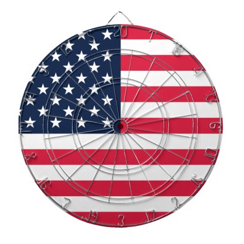 50 Star Flag United States of America Dart Board