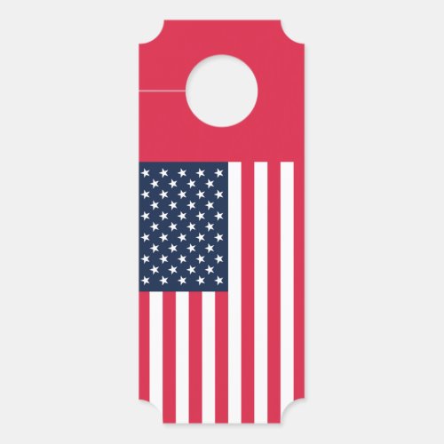 50 Star Flag United States of America Door Hanger