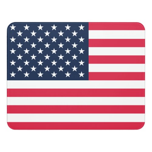 50 Star Flag United States of America Door Sign
