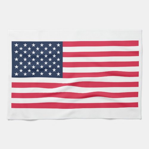 50 Star Flag United States of America Kitchen Towel