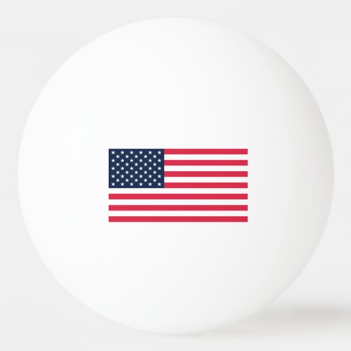50 Star Flag United States of America Ping Pong Ball