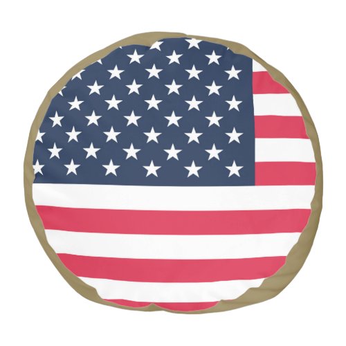 50 Star Flag United States of America Pouf