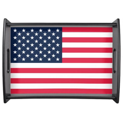 50 Star Flag United States of America Serving Tray