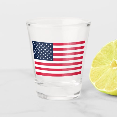 50 Star Flag United States of America Shot Glass