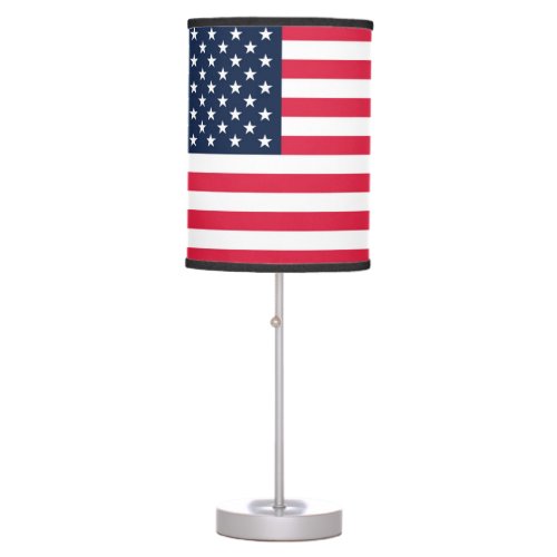 50 Star Flag United States of America Table Lamp