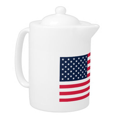 50 Star Flag United States of America Teapot