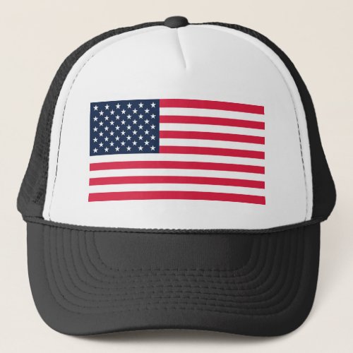 50 Star Flag United States of America Trucker Hat