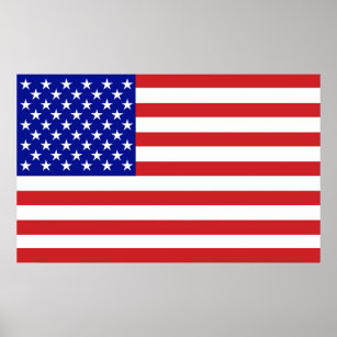 50-Star U.S. Flag Poster