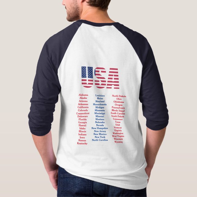 “50 States”  T-Shirt (Back)