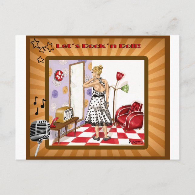 50-tal postcard (Front)