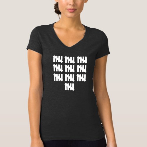 50 Tally Mark Inspired 50th Birthday T_shirt