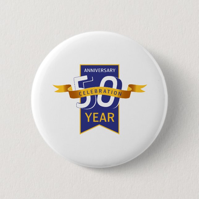 50 th anniversary button (Front)