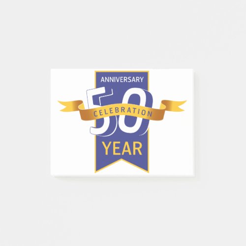 50 th anniversary post_it notes