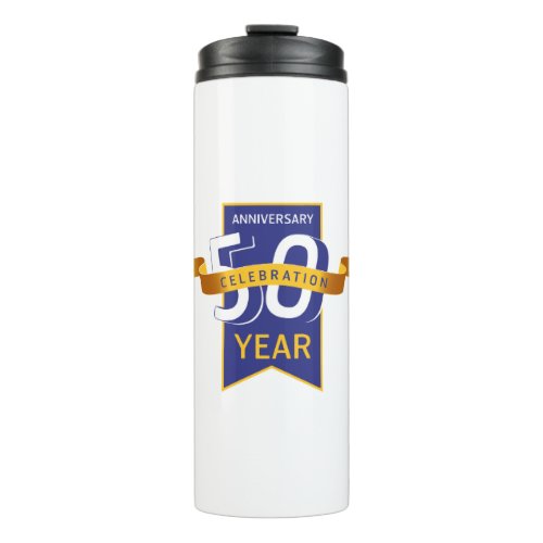 50 th anniversary thermal tumbler