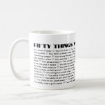 50 things we love about you template Birthday Coffee Mug<br><div class="desc">"Celebrate her milestone 50th birthday with a unique and thoughtful gift from our collection! Our 50th birthday gifts for women are perfect for the special woman in your life. Show her how much she means to you with our "50 things we love about you" template or "50 reasons we love...</div>