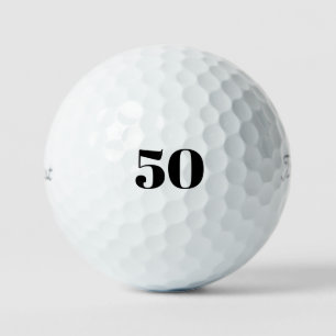 50 Typography Titleist Pro V1 Golf Balls