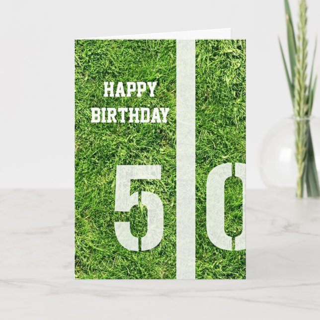 50 Yard Line Card (Front)