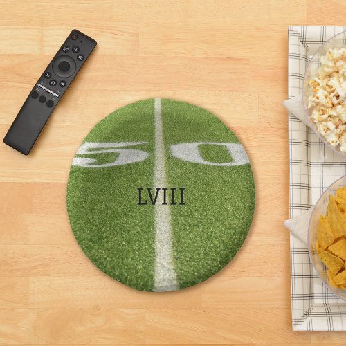 50 Yard Line Green Football Field Paper Bowls 50 Yard Line Green Football Field Paper Bowls