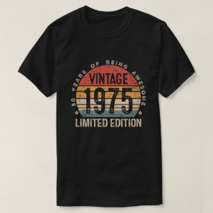 50 Year Birthday Decorations Men Gag 50yr 1975 T-Shirt