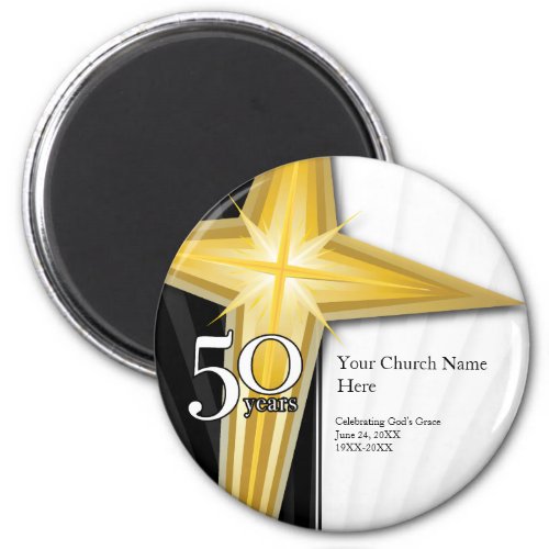 50 Year Church Anniversary Magnet