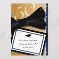 50 Year Class Reunion Royal Blue Accent Color