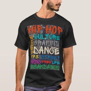 50 year of Hip Hop Culture Graffiti T-Shirt
