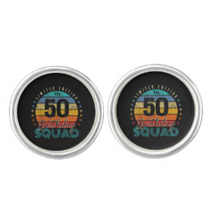 50 Year Old Birthday Vintage Cufflinks