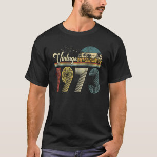 50 Year Old  Born In 1973 Vintage 50th Birthday Re T-Shirt