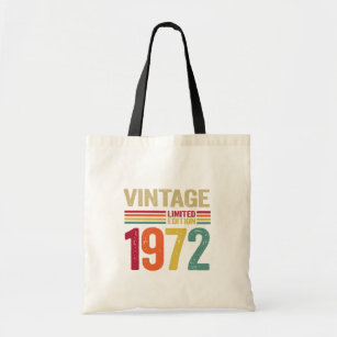 50th Party Cotton Tote Bag Birthday Presents Gifts Year 1969 Shopper Shopping 