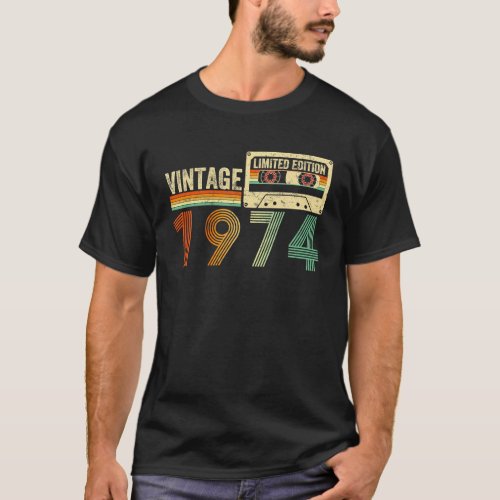 50 Year Old Gifts Vintage 1974 50th Birthday T_Shirt
